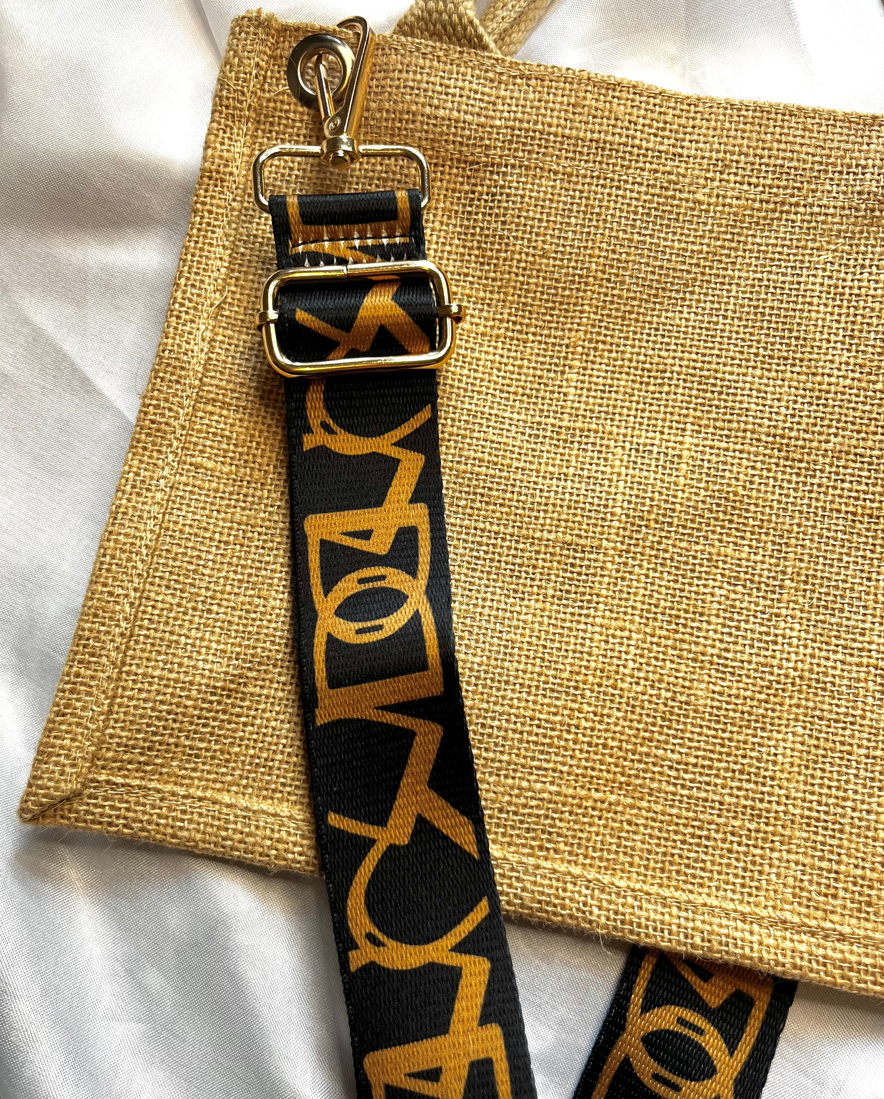 Bandoulière - Noir à motif